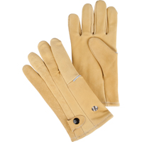 Gants de style conducteur, Grand, Paume en Cuir fleur de vache, Molleton - Natpro 7-67260-L