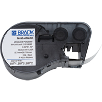 Label Maker Cartridge, Black - Brady M4-92-428-BB