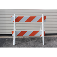 Barricades, A-Frame, 28.6" L x 40" H, Orange/White - Accuform NMC FBA625