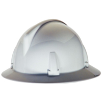 Full Brim Hardhat, Meets CSA Type 1, Ratchet Suspension, Non-Vented - MSA 475393