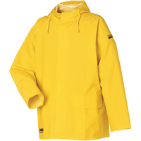 Mandal Rainwear Jacket, Polyester, Small, Yellow - Helly Hansen 70129-310-S