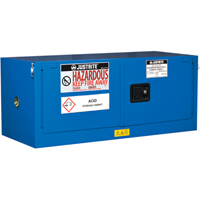 ChemCor&reg; Lined Hazardous Material Piggyback Safety Cabinets, 12 gal., 43" x 18" x 18" - Justrite 8613282