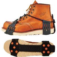 Crampons &agrave; glace ajustables TREX 6310, Acier au carbone, Traction Crampon, Grand - Ergodyne 16774