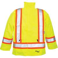 Manteaux 300 deniers Professional Journeyman, Polyester, 2T-Grand, Jaune lime haute visibilit&eacute; - Viking Professional 6330JG-XXL