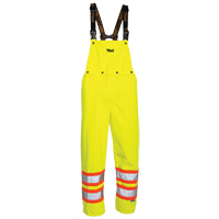 Pantalons 300 deniers Professional Journeyman, Polyester, 2T-Grand, Jaune lime haute visibilit&eacute; - Viking Professional 6330PG-XXL