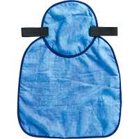Tampon et voile pour le cou refroidissants pour casque de s&eacute;curit&eacute; Chill-Its 6717CT, Bleu - Ergodyne 12596