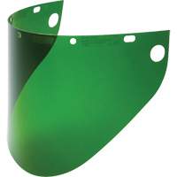 Fibre-Metal&reg; Extended View Faceshield Visor, Propionate, Green Tint - PIP Global Safety 4199DGN