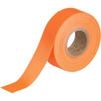 Ruban pour signalisation, 1,188" la x 150' lo, Orange fluorescent - Brady 58352