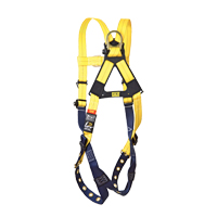Delta Vest-Style Climbing Harness, CSA Certified, Class A, Large, 420 lbs. Cap. - 3M DBI Sala Fall Protection 1107800C