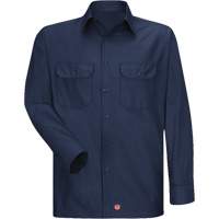 Chemises pour hommes antid&eacute;chirure de couleur solide, Hommes, T-Grand, Bleu marine - Red Kap SY50NV-RG-XL