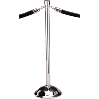 Portable Posts, 39" High, Satin Chrome - Tensator 310T-1S-TAP