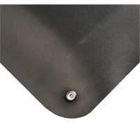 Electrically Conductive Mat No.786, 2' W x 3' L x 15/16" T, PVC, Smooth, Black - Wearwell 786.1516X2X3SMBK