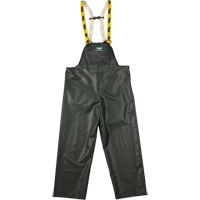 Journeyman Chemical Resistant Rain Bib Pants, 2X-Large, Green, Polyester/PVC - Viking 4110P-XXL