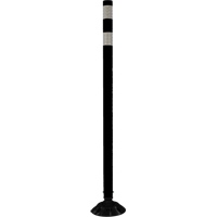 D&eacute;lin&eacute;ateur r&eacute;sistant aux impacts, 36" h, Noir - CCI Canada 04-36-BWG