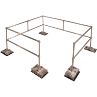 Syst&egrave;me RoofGuard classique - Trousses emball&eacute;es, Aluminium, 72" la x 216" lo x 42" ha - Liftsafe Fall Protection RGC-KIT-18