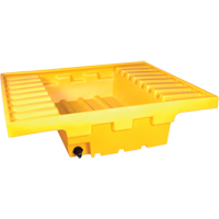 Contenant de confinement Ultra-Rack Sump, 51,5'' lo x 51,5'' la x 12" ha, 66 gal. US Capacit&eacute; - Ultratech 2396