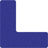 Lean 5S Manufacturing Markers, L, 6" L x 6" W, Blue, Vinyl - Incom Top Tape & Label LM110B
