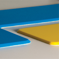 Armor Stripe Lean/5S Markers, Rectangle, 6" L x 2" W, White, Plastic - Incom Top Tape & Label ASM100W