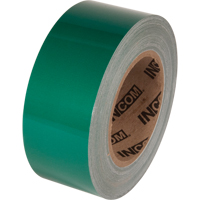 Ruban de marquage pour plancher Tuff Mark, 3" x 100', Polyester, Vert - Incom Top Tape & Label TM1103G