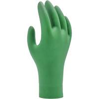 Gants biod&eacute;gradables 6110PF, Grand, Nitrile, 4 mils, Sans poudre, Vert - Showa 6110PFL