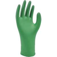 Gants biod&eacute;gradables 6110PF, Grand, Nitrile, 4 mils, Sans poudre, Vert - Showa 6110PFL