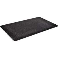 Tapis antimicrobiens WD Foodmaster, Lisse, 2' x 3' x 9/16", Noir, Mousse de vinyle - Mat Tech WF1223BK