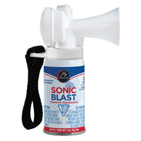 Mini avertisseur sonore Sonic Blast avec sangle &agrave; boucles et crochets - Falcon Signal Horns FSB1V