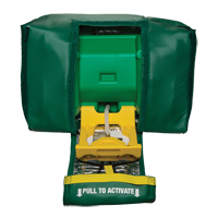 Douche oculaire portative, eau ti&egrave;de, Aliment&eacute; par gravit&eacute;, Capacit&eacute; 9 gal., Conformit&eacute; ANSI Z358.1 - Haws 7501T