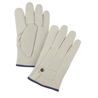 Premiun Winter-Lined Ropers Gloves, X-Large, Grain Cowhide Palm, Fleece Inner Lining - Zenith Safety Products 