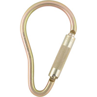 Dynamic Alloy Steel Auto-twist Lock Carabiner, Temporary Use - PIP Global Safety FP714