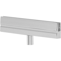 Sign Bracket for Portable Post, Polished Chrome - Tensator BRACKET-NOSC-1P