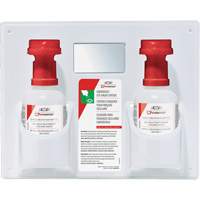 Douche oculaire &agrave; utilisation unique avec solution isotonique Dynamic, Double - PIP Global Safety FAEWS1213F