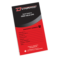 Dynamic First Aid Pocket Guide - PIP Global Safety FAFM001