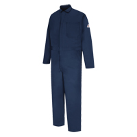 ISO 11611 Flame-Resistant Welding Coveralls, Size 50, Navy Blue - Bulwark CECWNV-RG-50
