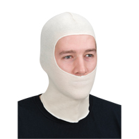 Spray Sock Head Cover, Cotton, White - Zenith Safety Products 