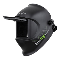 Masque de soudage Liteflip Autopilot, 3,94" lo x 1,97" la Champ de vision, Teinte 1/5/5 - 14, Noir - Optrel 1006.700