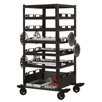 Six Tier Storage Cart, Steel - Tensator 3035