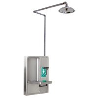 Eye/Face Wash and Shower, Ceiling-Mount - Haws 8356WCSM
