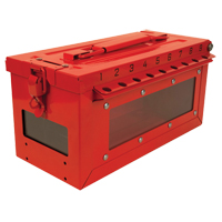 Petit boîtier verrouillable pour groupe, Rouge - Master Lock S601