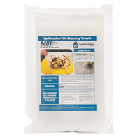 Chiffons pour l'huile Spilltration, Huile seulement, 16" x 10", 29 gal. d'absorption -  