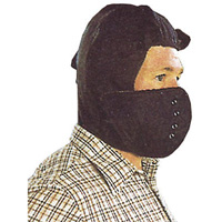 Doublure de casque de s&eacute;curit&eacute; avec masque amovible, Doublure en Coton/Kasha, Taille unique, Noir - Gants Laurentide 3L39A