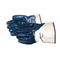 Gants &agrave; manchette enduits et robustes Chemstop, 8/Petit, Rev&ecirc;tement Nitrile, Enveloppe en Jersey - Superior Glove Works Ltd. N93/4B-8