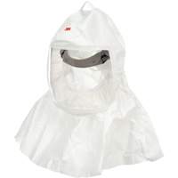 Cagoule Versaflo avec coiffe int&eacute;gr&eacute;e, Grand/Moyen, Coiffe souple, Bavette Simple - 3M S-433L-5