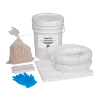Spill Kit, Oil Only, Pail, 5 US gal. Absorbancy - Zenith Safety Products 