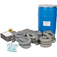 Trousse de lutte contre les d&eacute;versements, Universel, Baril, Absorbance de 55 gal. US - Produits de sécurité Zenith 
