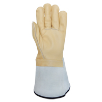 Gants pour monteur de ligne, Moyen, Paume en Cuir fleur de vache - Akka S168-5-M