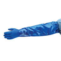 VersaTouch&reg; 23-201 Gloves, Size Large/9, 24" L, PVC, Cotton Inner Lining, 30-mil - Ansell 23201090