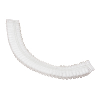 Bonnet bouffant pliss&eacute;, Polypropyl&egrave;ne, 21", Blanc - Produits de sécurité Zenith 