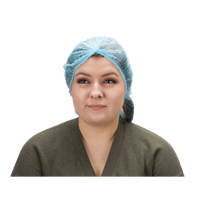Bonnet bouffant pliss&eacute;, Polypropyl&egrave;ne, 21", Bleu - Produits de sécurité Zenith 