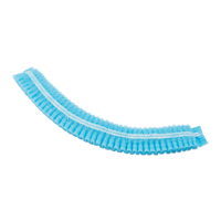 Bonnet bouffant pliss&eacute;, Polypropyl&egrave;ne, 21", Bleu - Produits de sécurité Zenith 